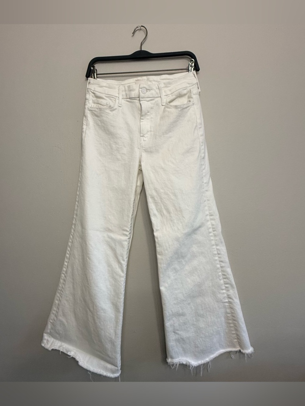 MOTHER The Roller Fray Flare Jeans